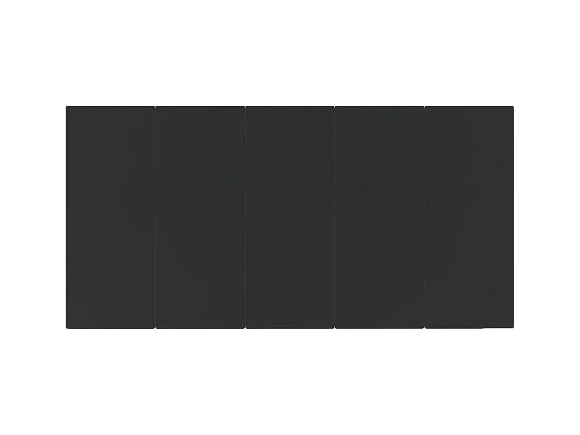 Juego de comedor muebles de jardín muebles de exterior 7 piezas resina tejida negra 02_0014376