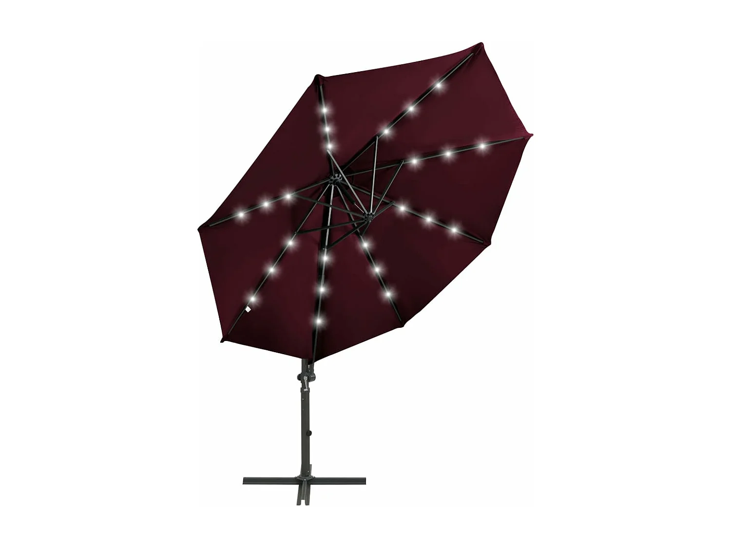 Parasol meuble de jardin bordeaux 300 x 300 x 238 cm 02_0008527