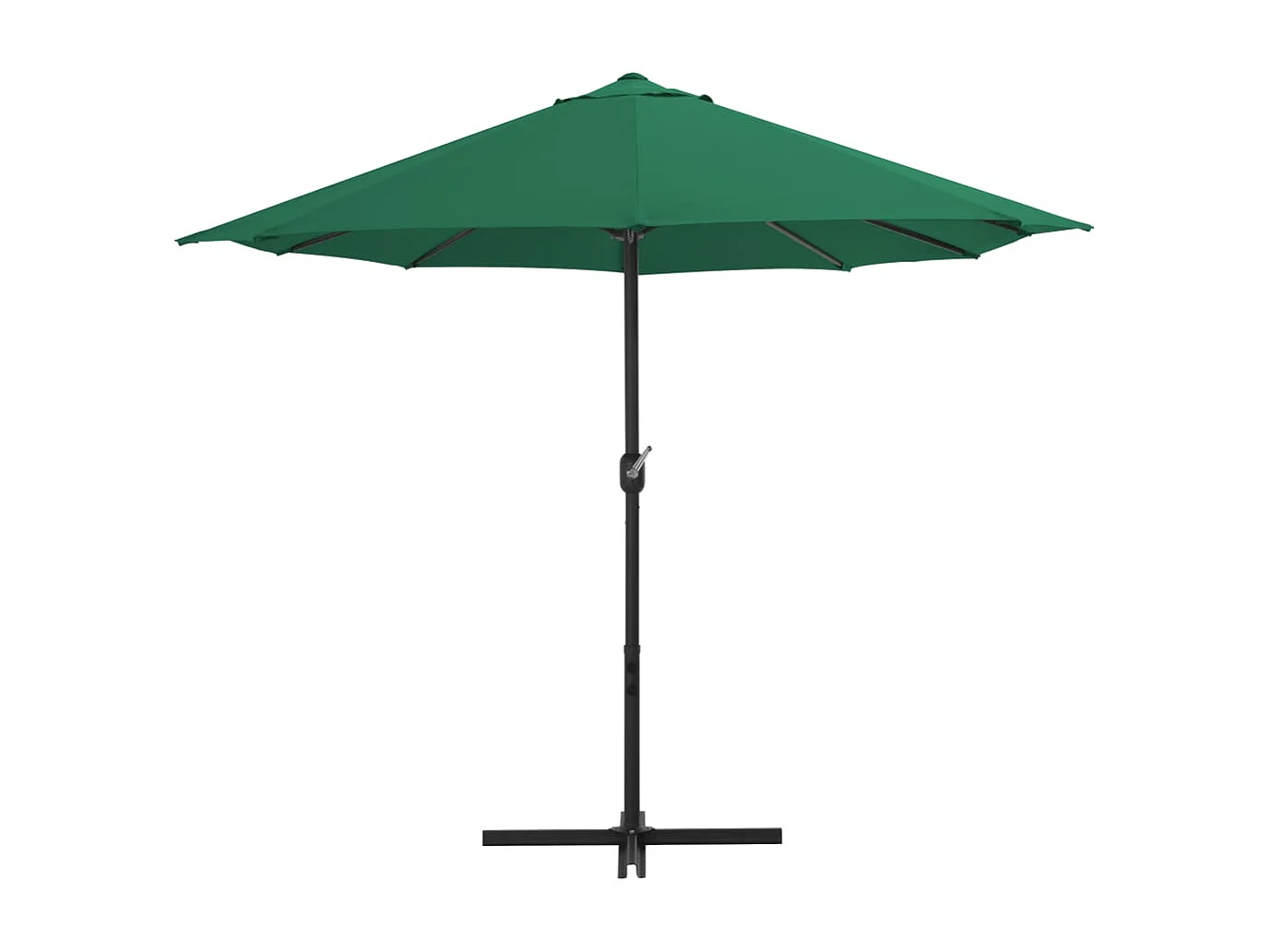 Guarda-sol externo e poste de alumínio 460 x 270 cm verde 02_0008293