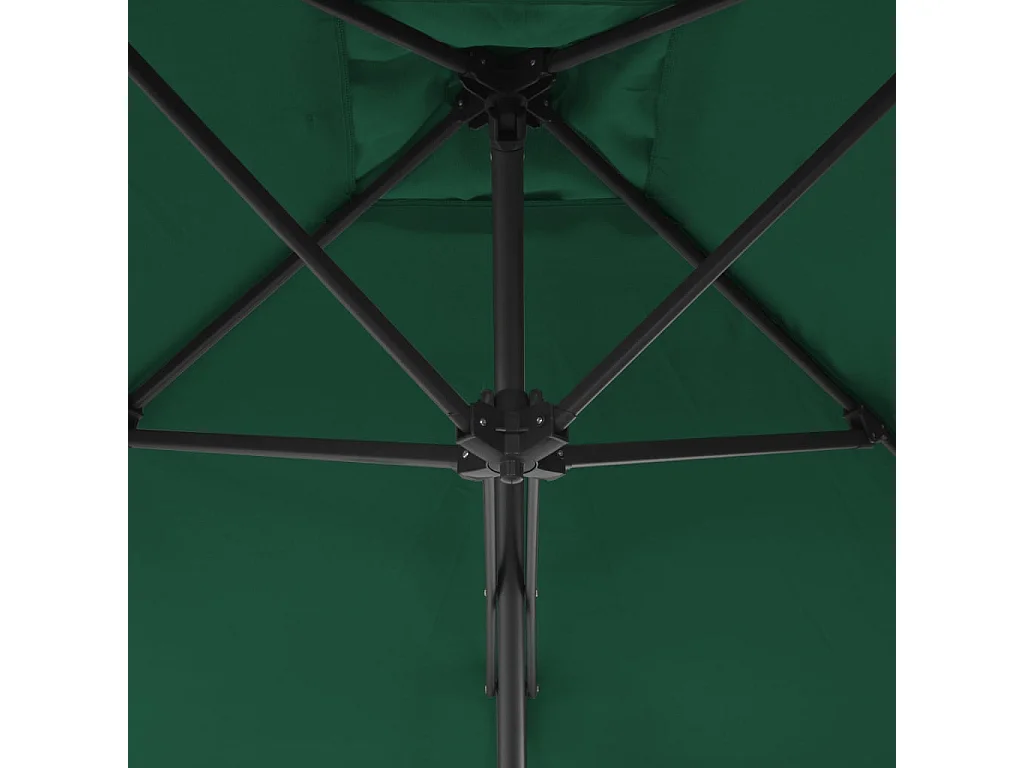 Parasol d'extérieur avec mât 300 x 300 x 230 cm 02_0008196