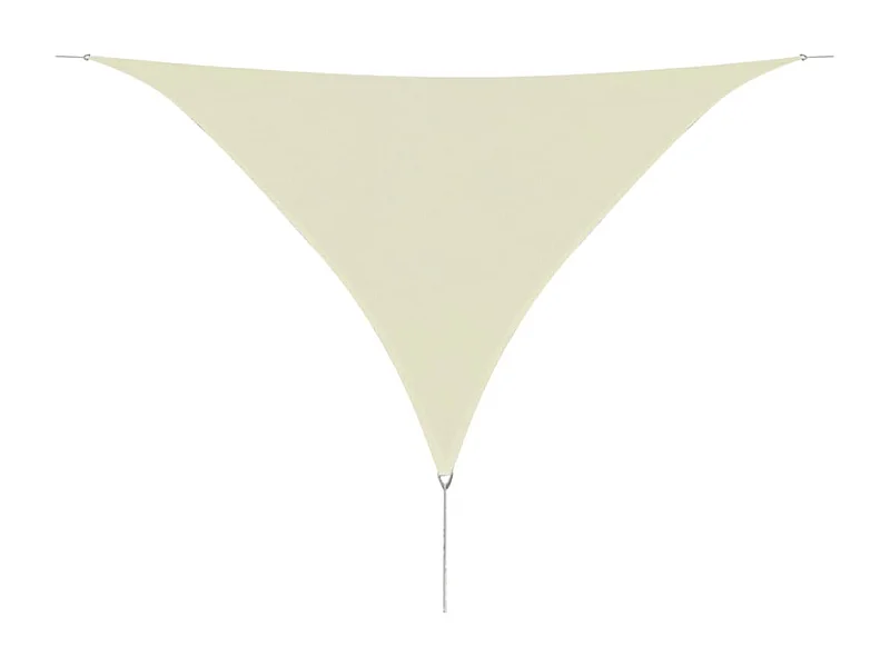 Sombrilla triangular de PEAD 3,6 x 3,6 x 3,6 m crema 02_0008594