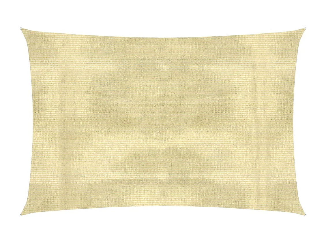 Guarda-sol retangular HDPE 4 x 6 m bege 02_0008590