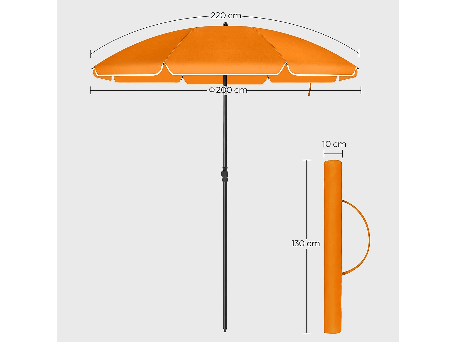 Parasol de jardin ø 2 verre 12_0001758