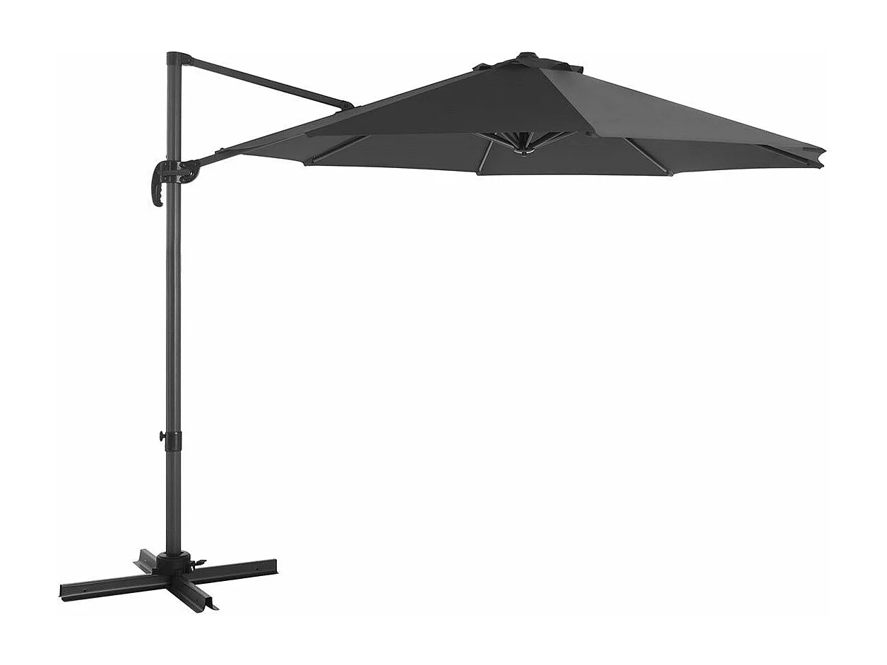 Parasol décentré de jardin grise 12_0001813
