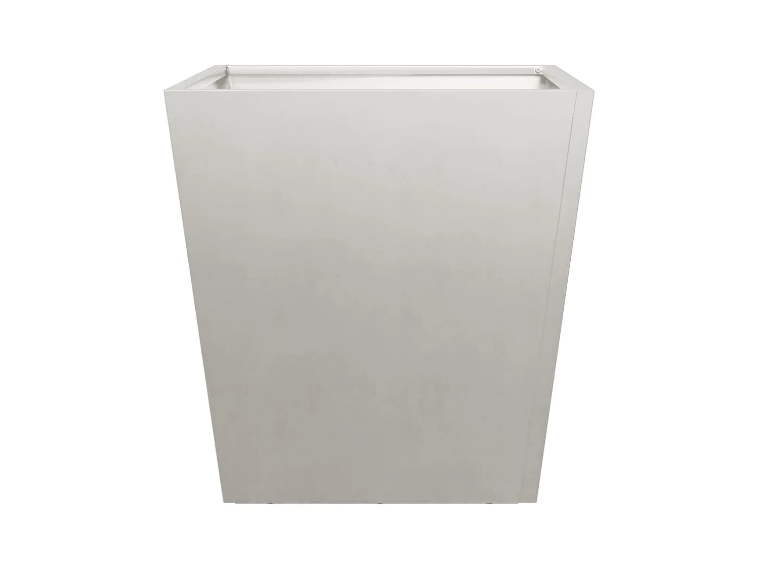 Vaso per fioriera aiuola rialzata piante fiori giardino terrazze set da 2 40 x 40 x 40 cm acciaio inox grigio chiaro 02_0038958