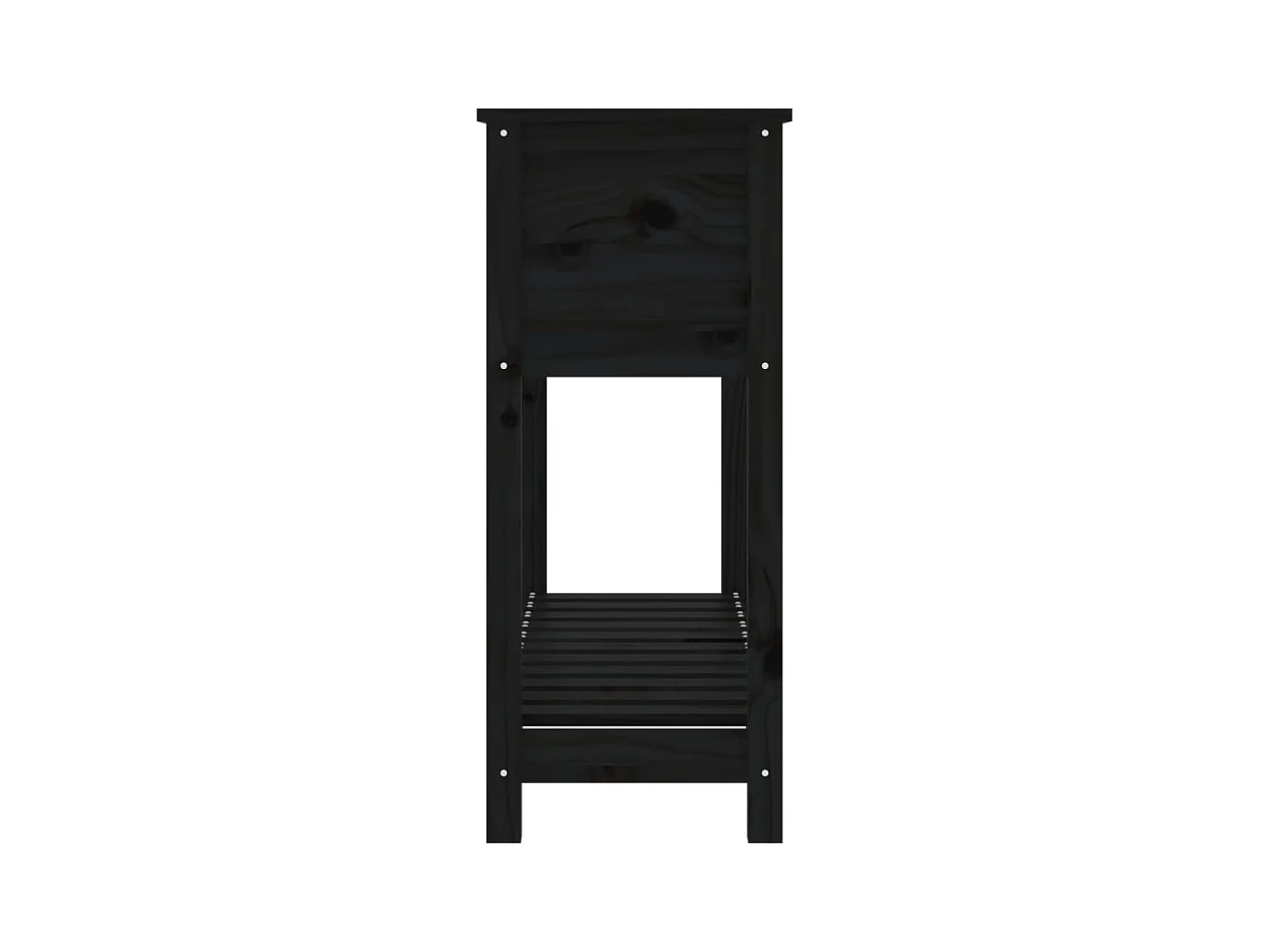 Jardinière bac lit surélevé bois marron 111.5 x 34.5 x 81 cm 02_0038383