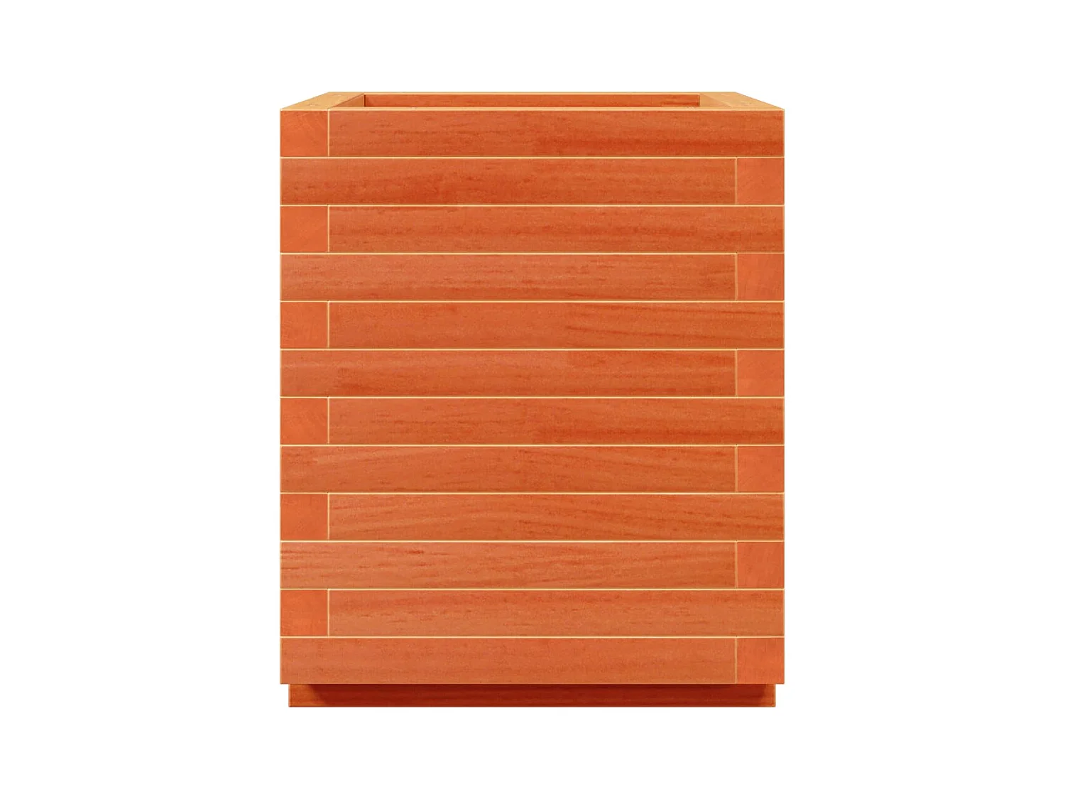 Jardinière bac lit surélevé bois marron 40 x 40 x 49.5 cm 02_0038455