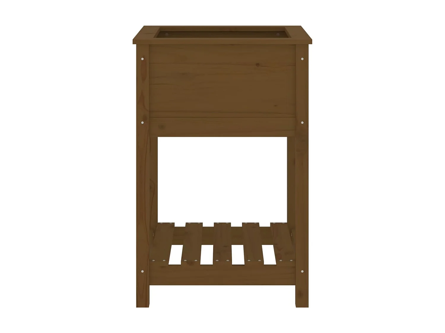 Jardinière bac lit surélevé bois marron 57 x 54 x 81 cm 02_0038393