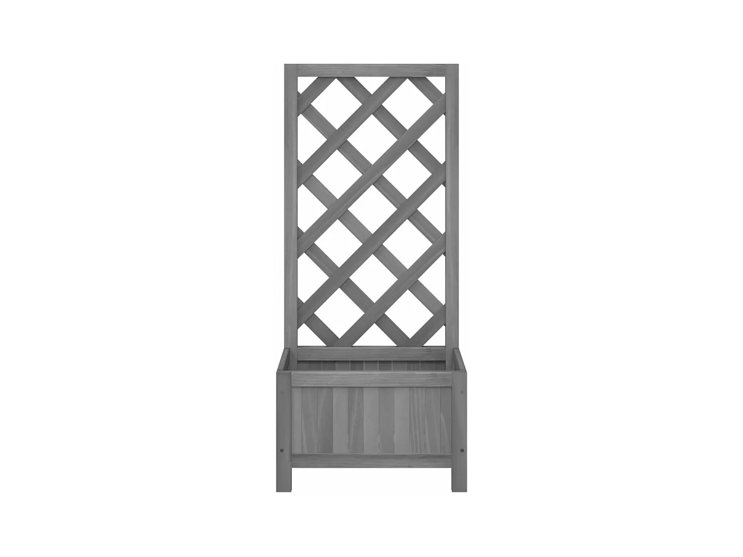 Jardinière bac lit surélevé bois marron 40 x 30 x 90 cm 02_0038324
