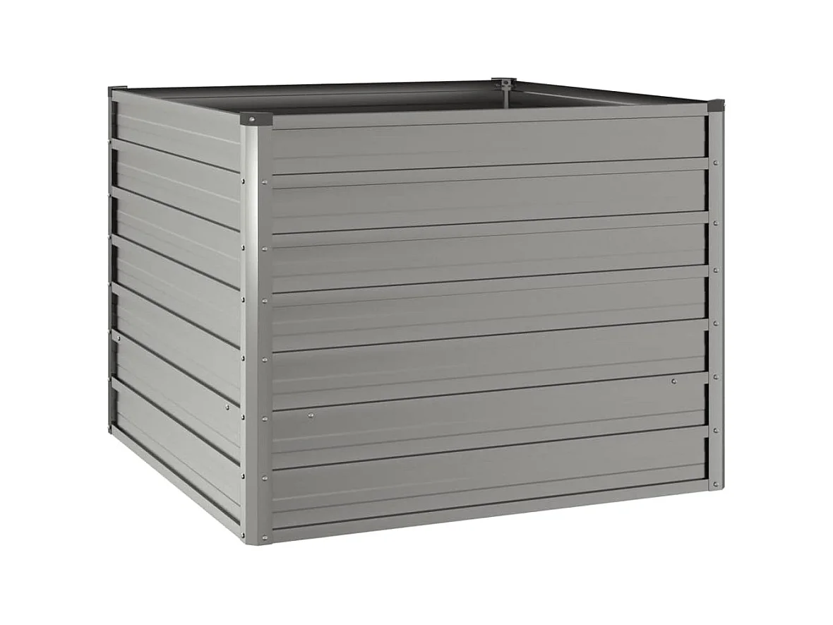 Jardinière bac lit surélevé marron 100 x 100 x 77 cm 02_0039857