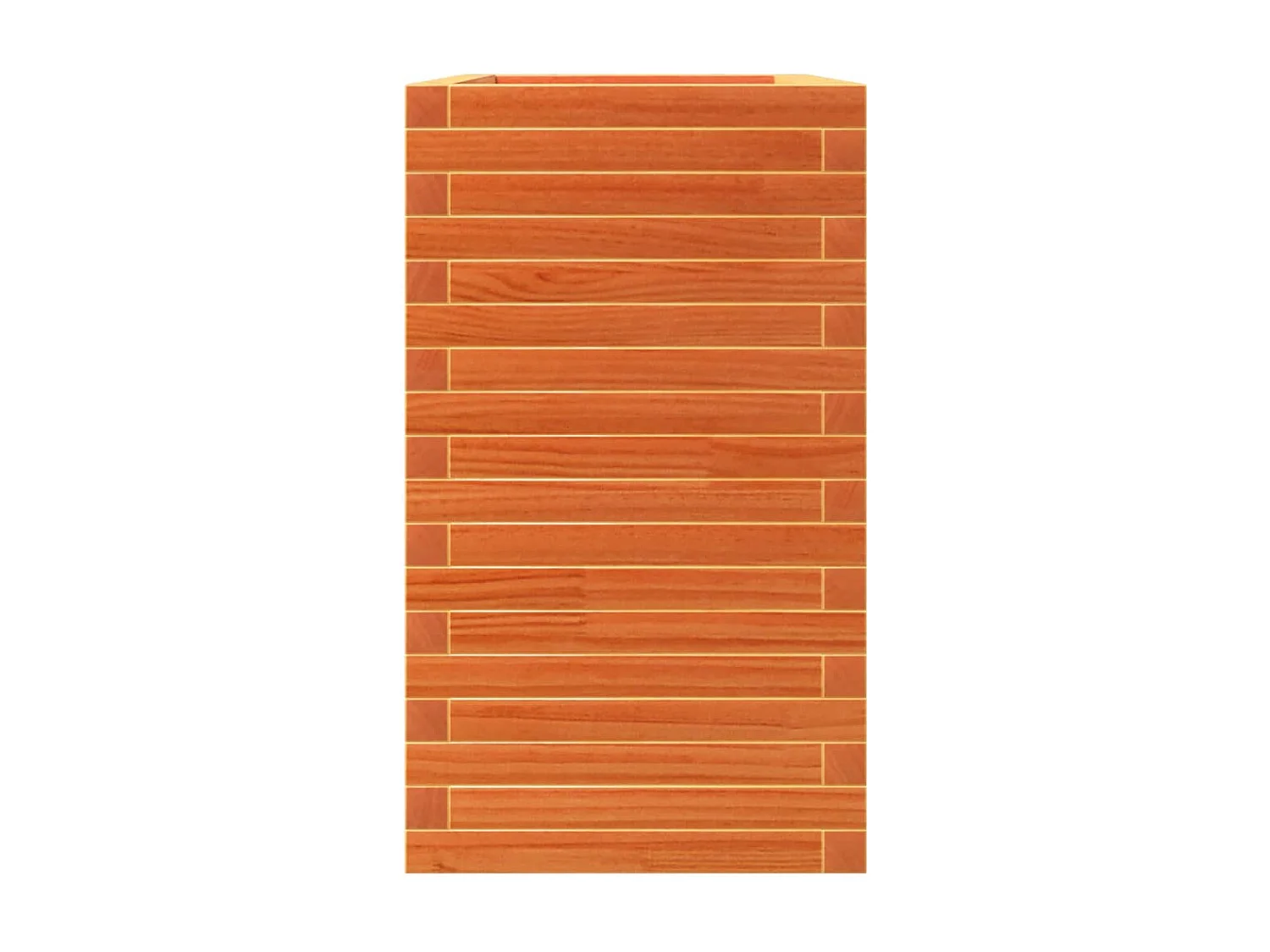 Bandeja para plantador, canteiro elevado, flores, terraço, jardim, cera 90 x 40 x 72,5 cm, madeira maciça de pinho marrom 02_0038515