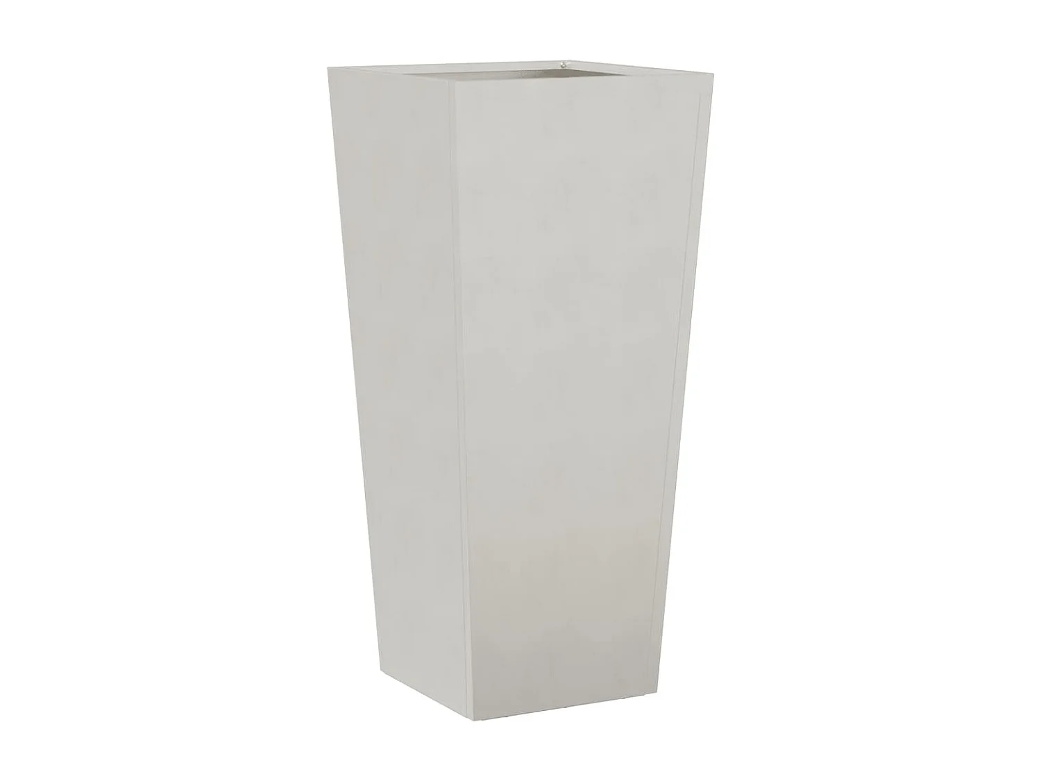 Bandeja para plantar plantas com canteiro elevado, flores, terraços de jardim, conjunto de 2 35 x 35 x 75 cm aço inoxidável cinza claro 02_0038944