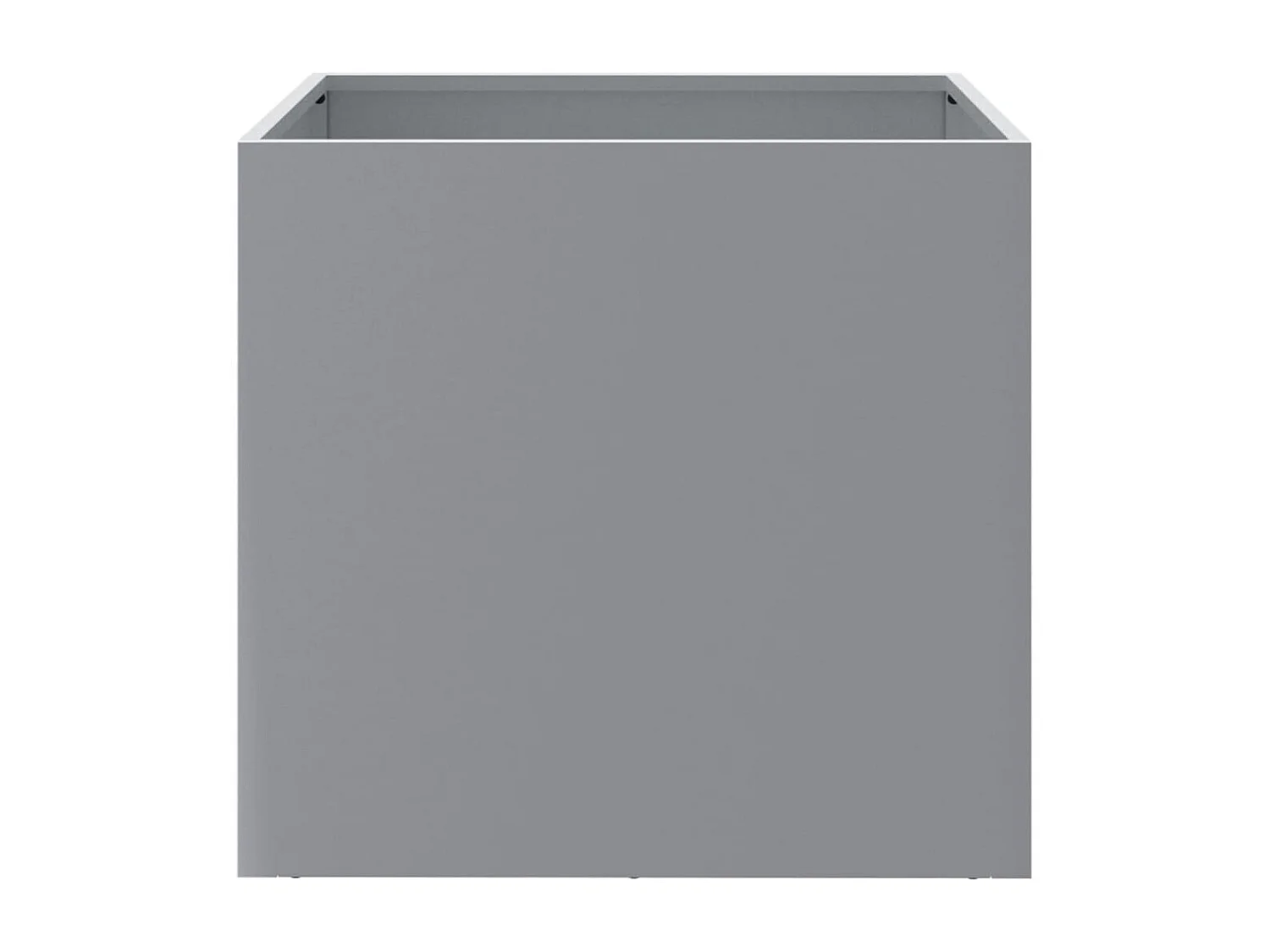 Jardinière bac lit surélevé argenté 49 x 47 x 46 cm 02_0039013