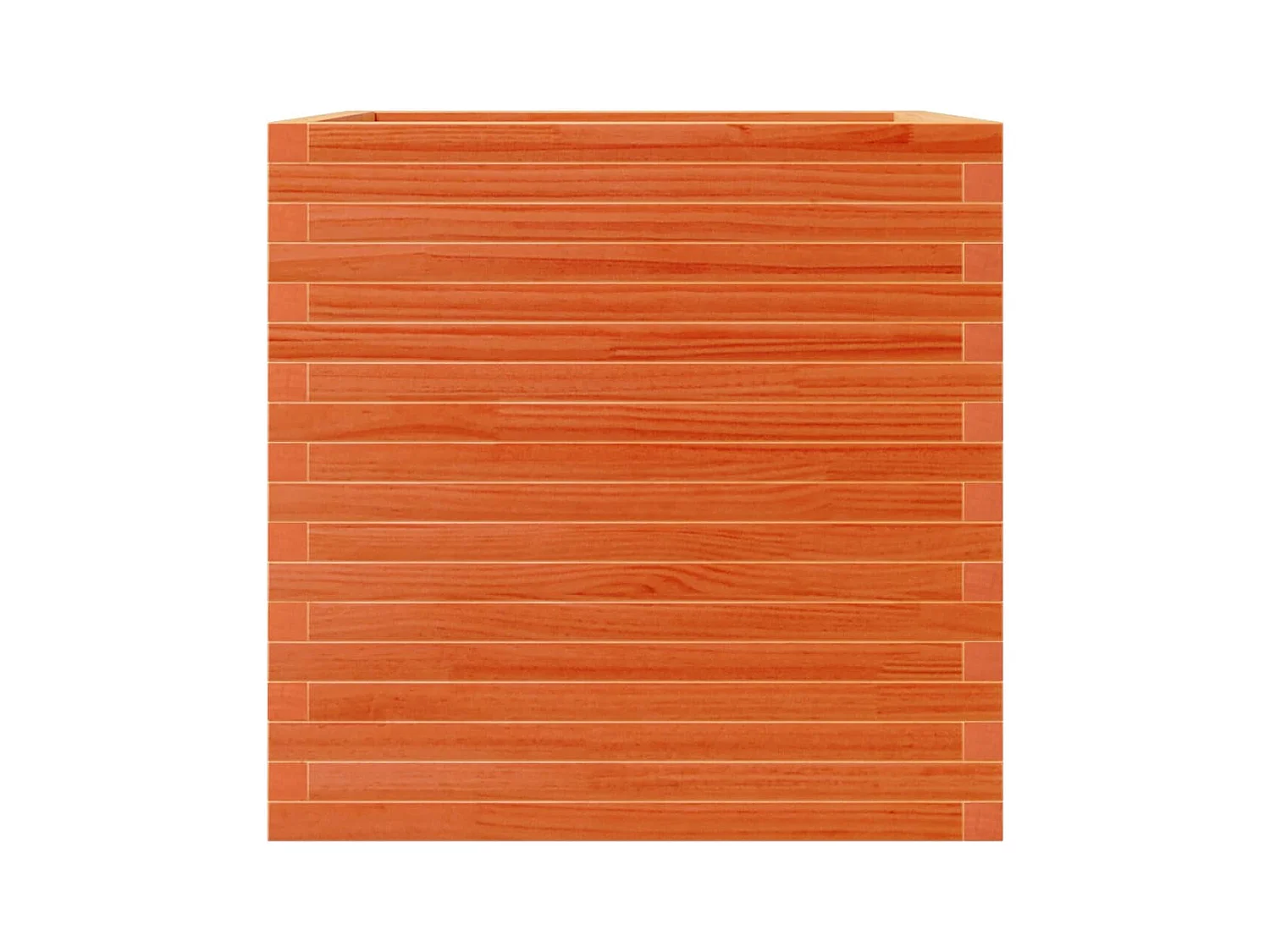 Jardinière bac lit surélevé bois marron 70 x 70 x 68.5 cm 02_0038494
