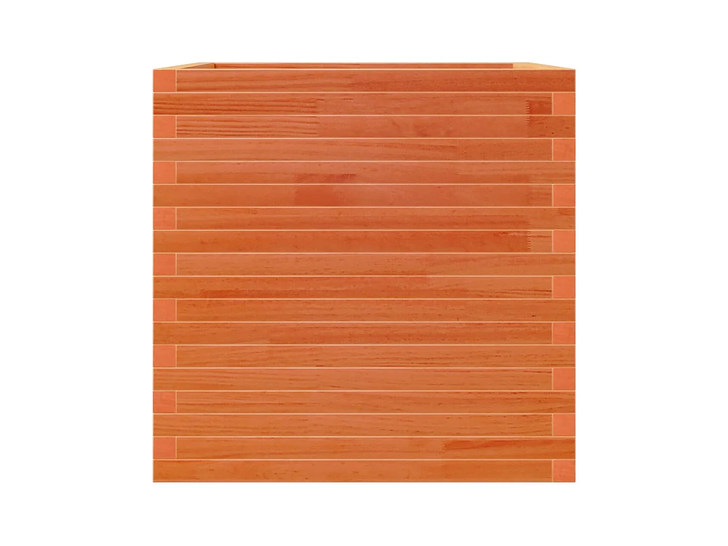 Jardinière bac lit surélevé bois marron 70 x 70 x 68.5 cm 02_0038494