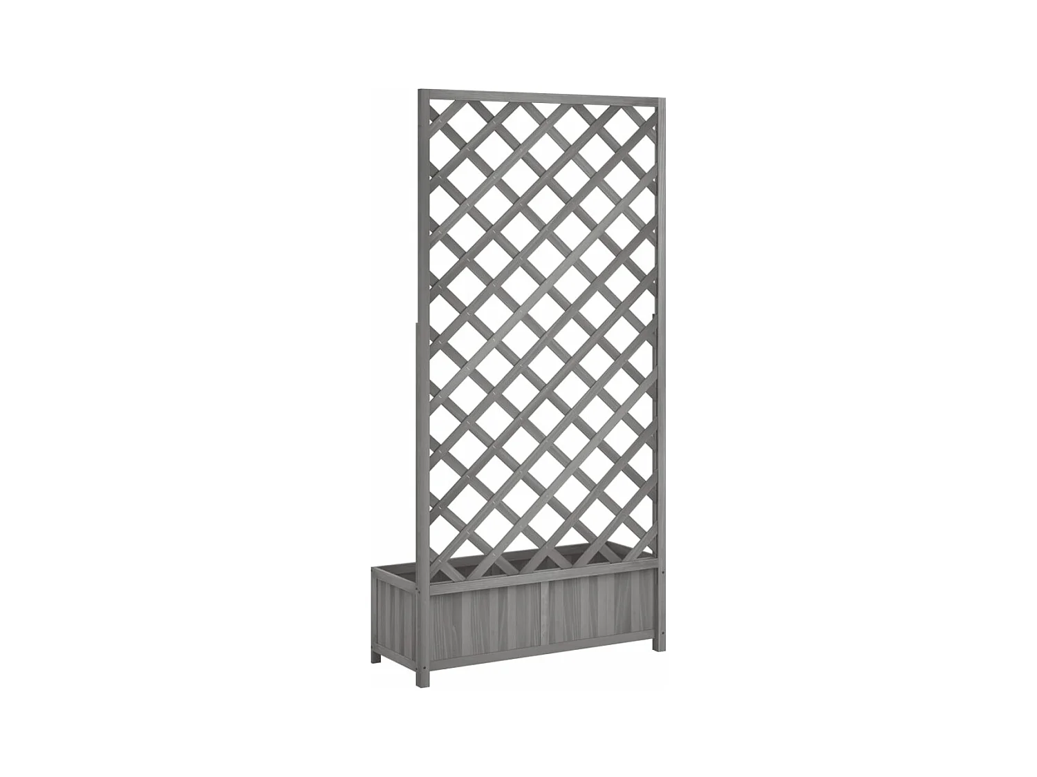 Jardinière bac lit surélevé bois marron 90 x 35 x 180 cm 02_0038325