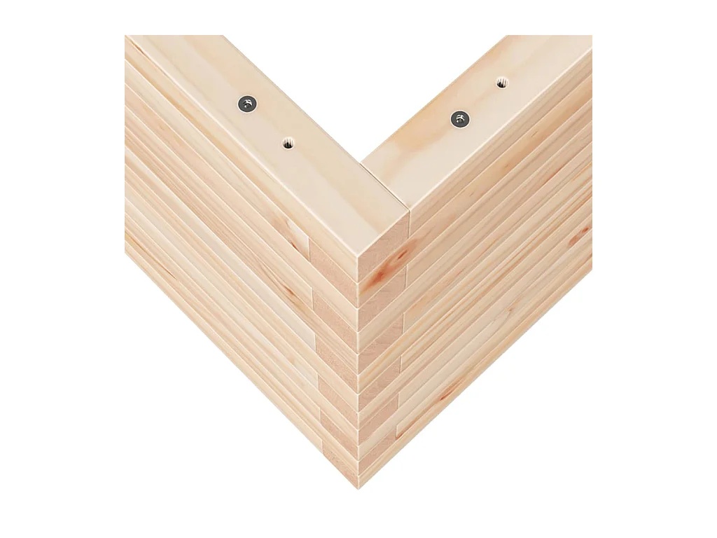 Jardinière bac lit surélevé bois marron 70 x 40 x 45.5 cm 02_0037778