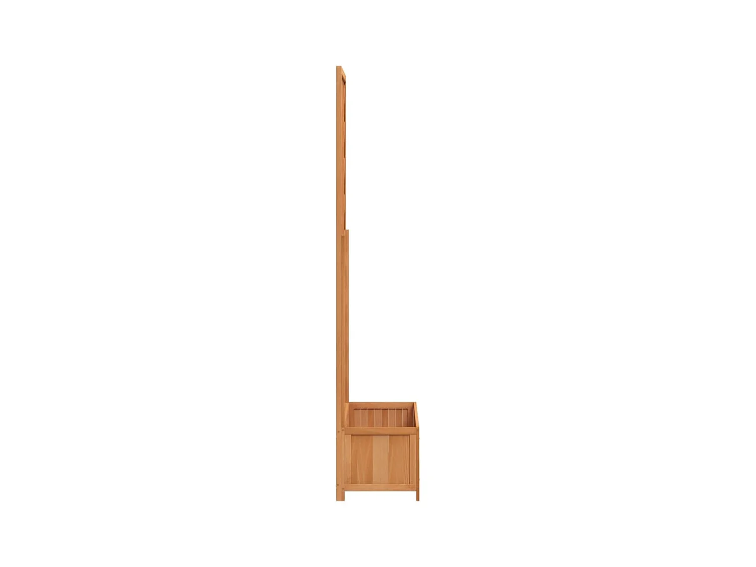 Jardinière bac lit surélevé bois marron 90 x 35 x 180 cm 02_0038327