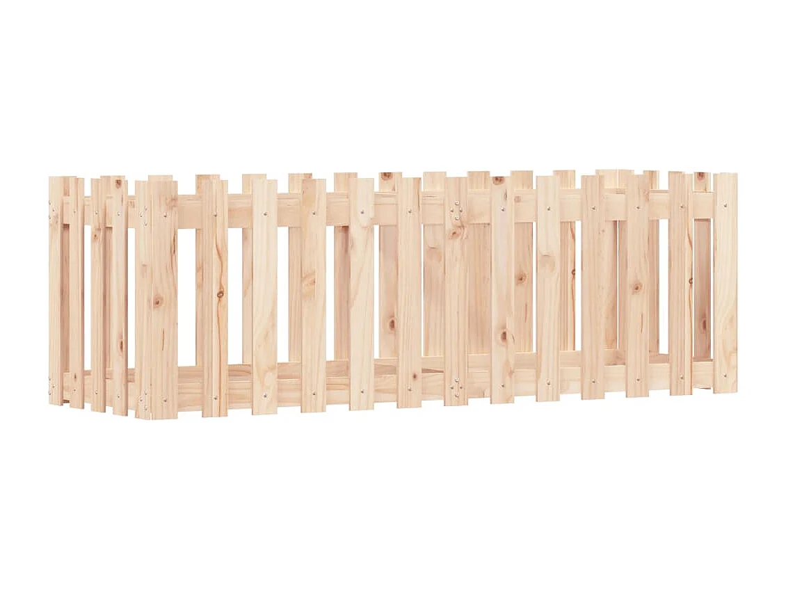 Jardinière bac lit surélevé marron 150 x 50 x 50 cm 02_0039797