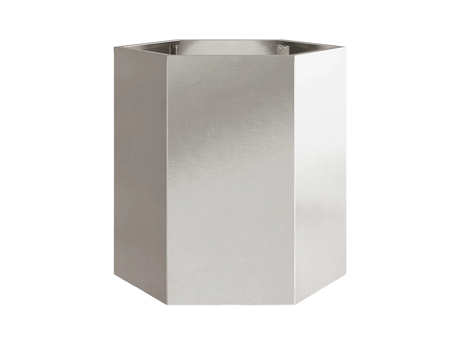 Jardinière bac lit surélevé argenté 46 x 40 x 45 cm 02_0039077