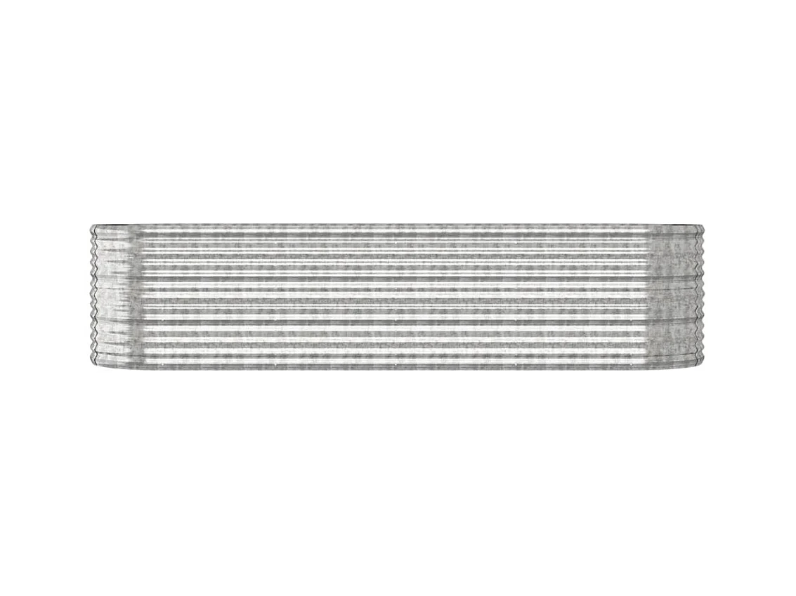 Jardinière bac lit surélevé argenté 296 x 80 x 68 cm 02_0039720