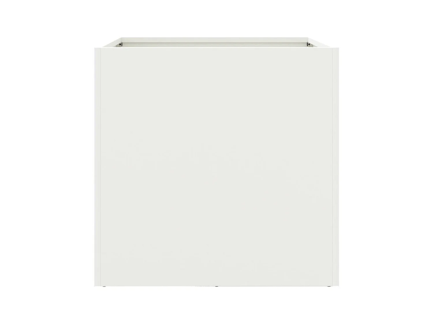 Jardinière bac lit surélevé blanche 42 x 40 x 39 cm 02_0038975