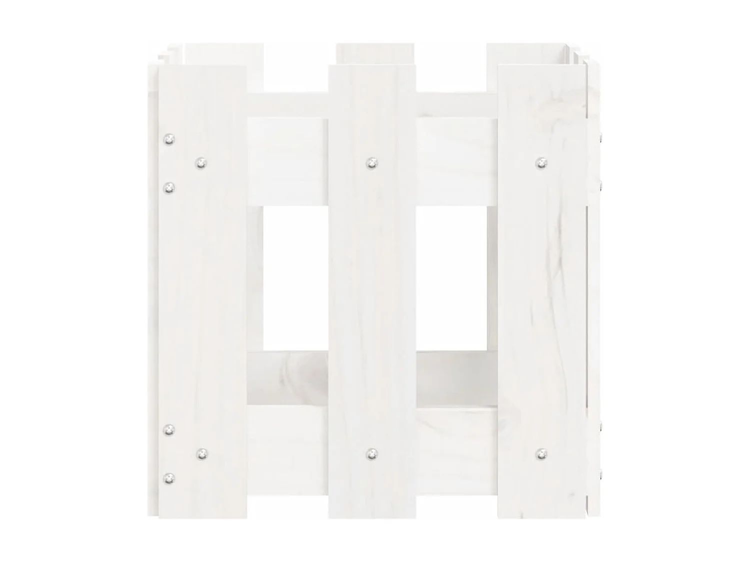 Jardinière bac lit surélevé blanche 30 x 30 x 30 cm 02_0038091