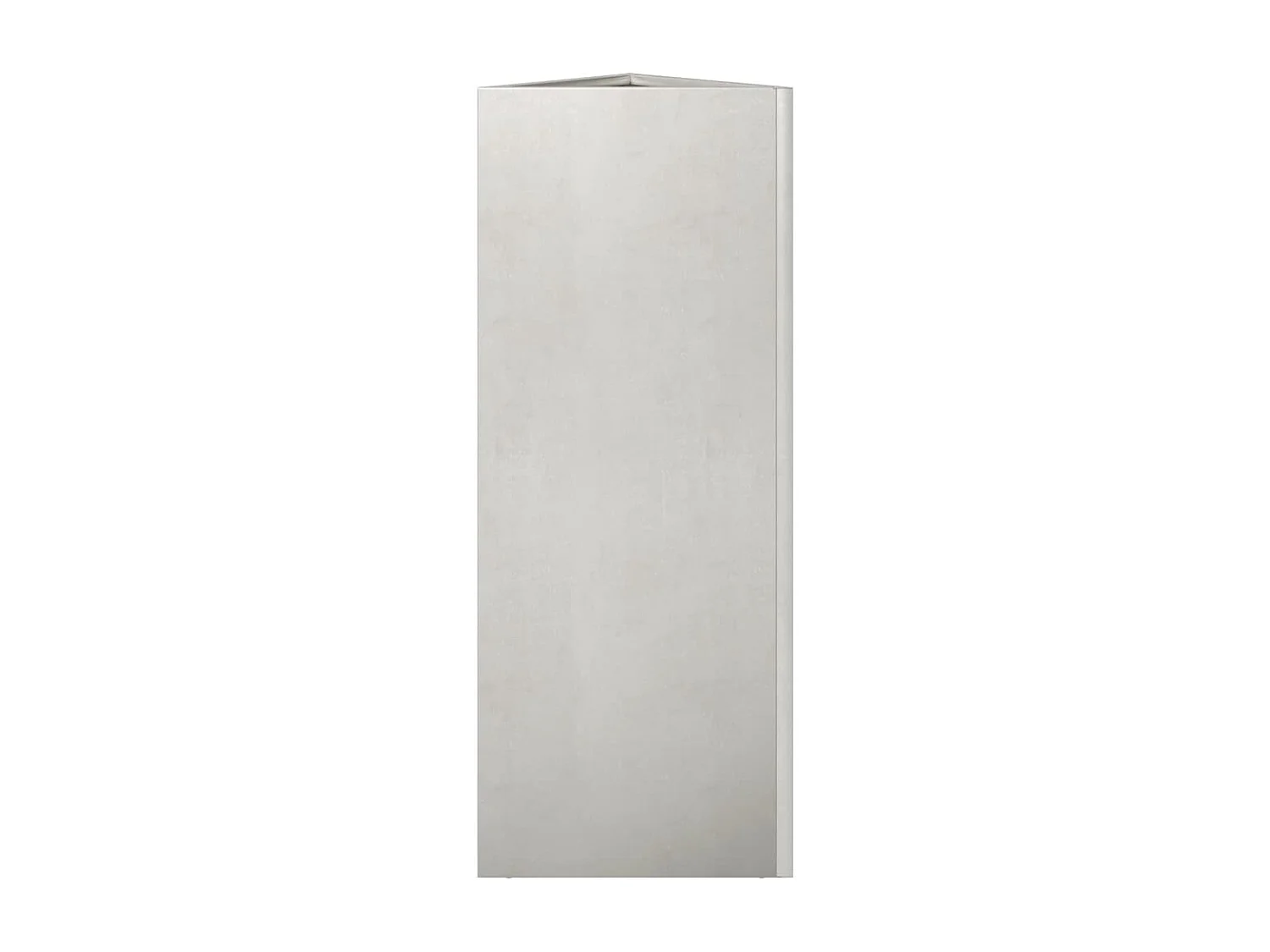 Bandeja para plantador, canteiro elevado, flores, terraços de jardim, conjunto de 2 triangulares 30 x 26 x 75 cm aço inoxidável prata 02_0039097