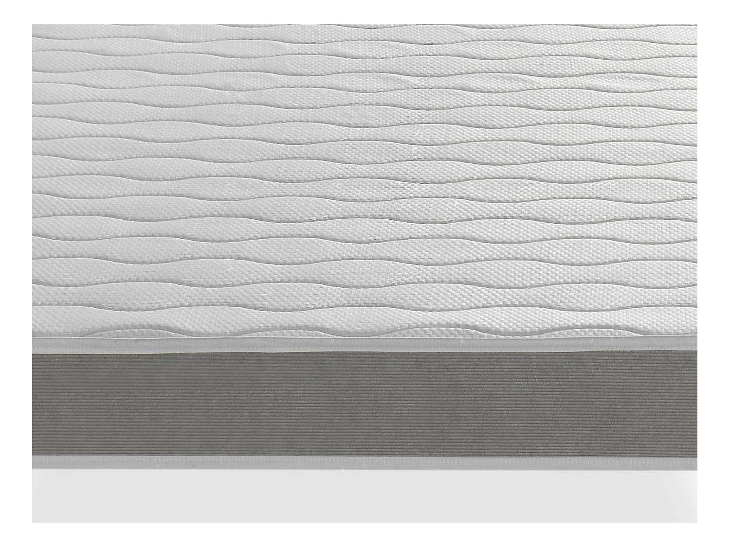 LOT X2 Matelas mousse 80X160 APOLO, Epaisseur 14 CM,Ergonomique et respirant