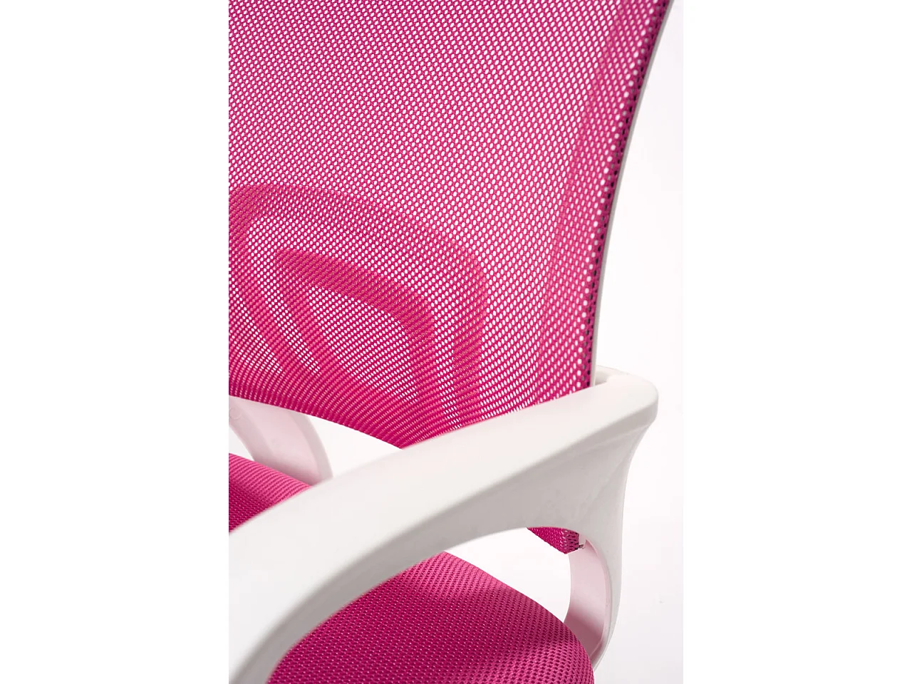 Chaise de bureau, pivotante, hauteur réglable, accoudoir, FLAG-e (rose blanc)