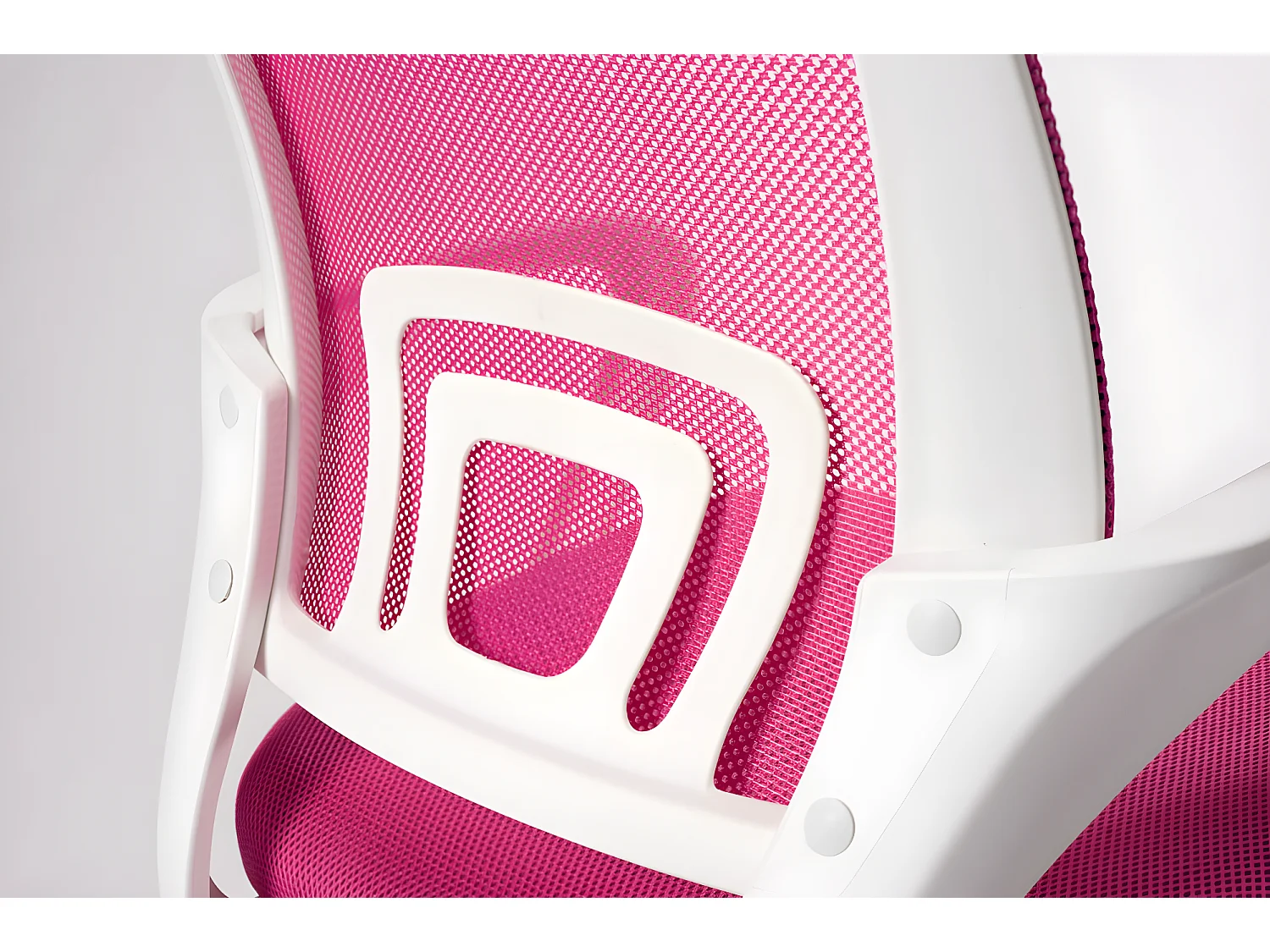 Chaise de bureau, pivotante, hauteur réglable, accoudoir, FLAG-e (rose blanc)