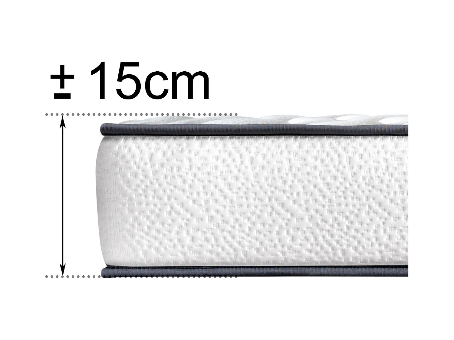 Colchón Viscoelástico 140x190 Especial Cama Nido, Todos los Tamaños | Altura 15cm