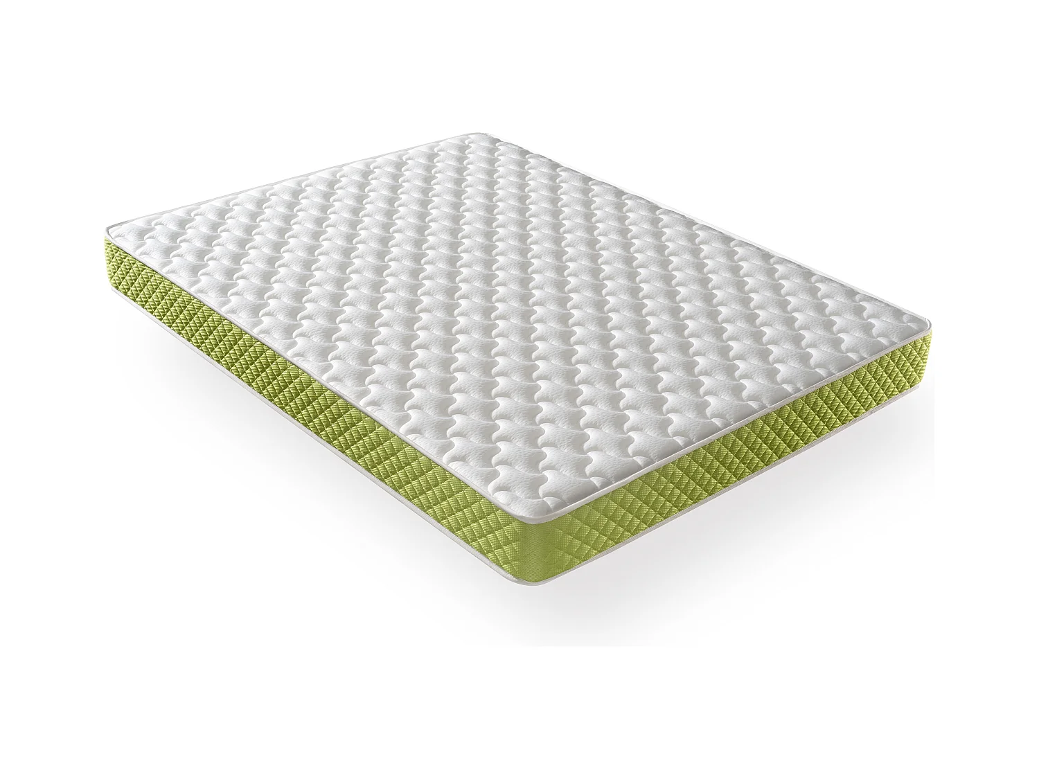 Matelas Mousse 135x190 Evergreen - Ferme - Réversible - Côté Été/hiver - H15 Cm
