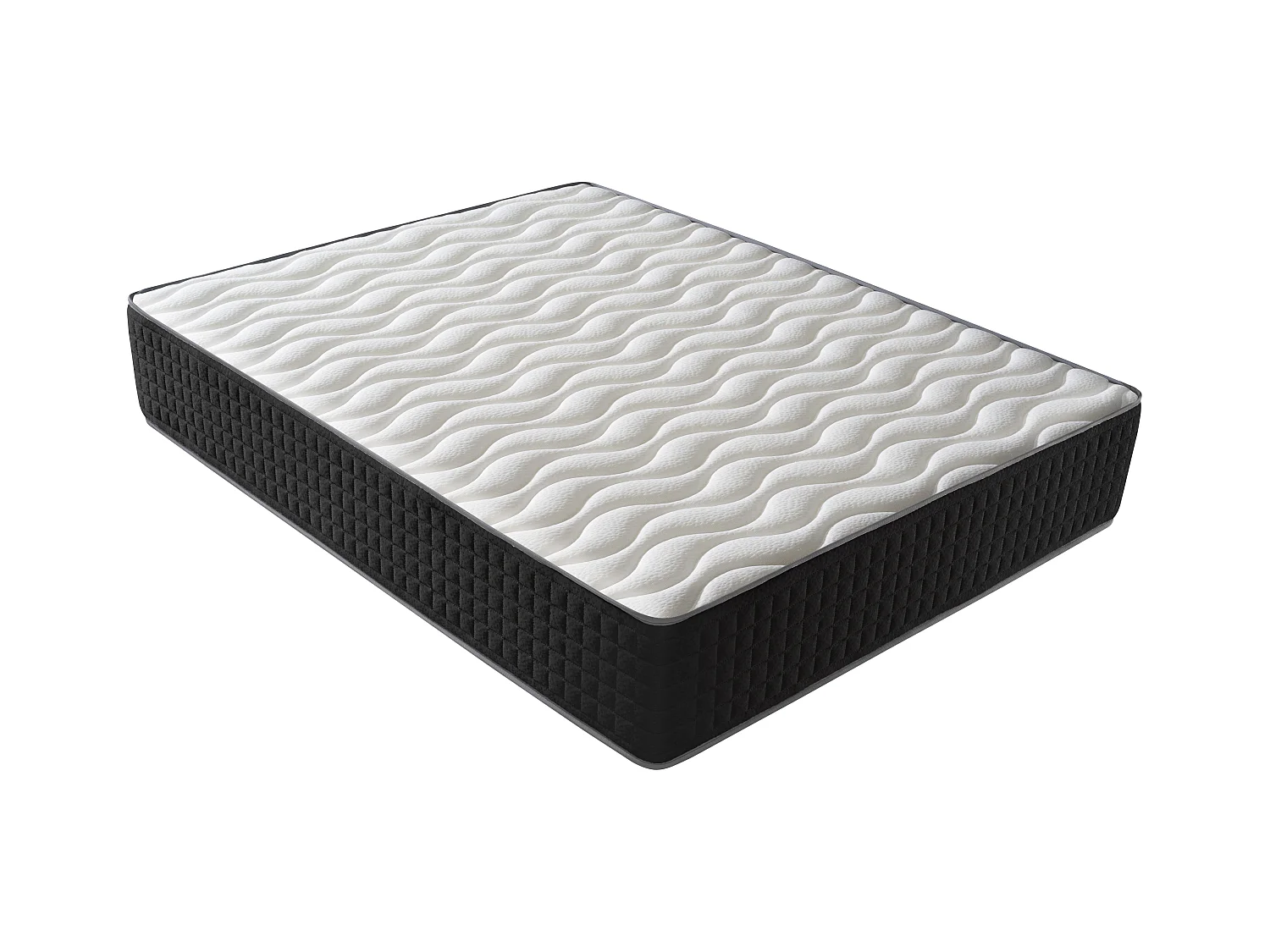 Matelas Mousse 90x190 Cesar - Ferme - Réversible - Côté Été/hiver - H30 Cm