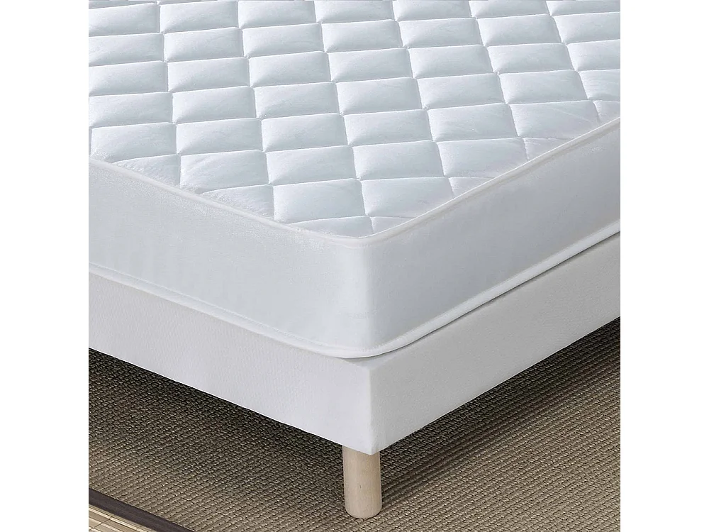 Matelas Mousse 120x200 - Ferme - Réversible - Côté Été/hiver - H15 Cm