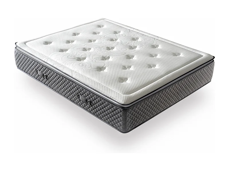 Matelas Mousse 160x200 Amsterdam - Ferme - Réversible - Côté Été/hiver - H30 Cm