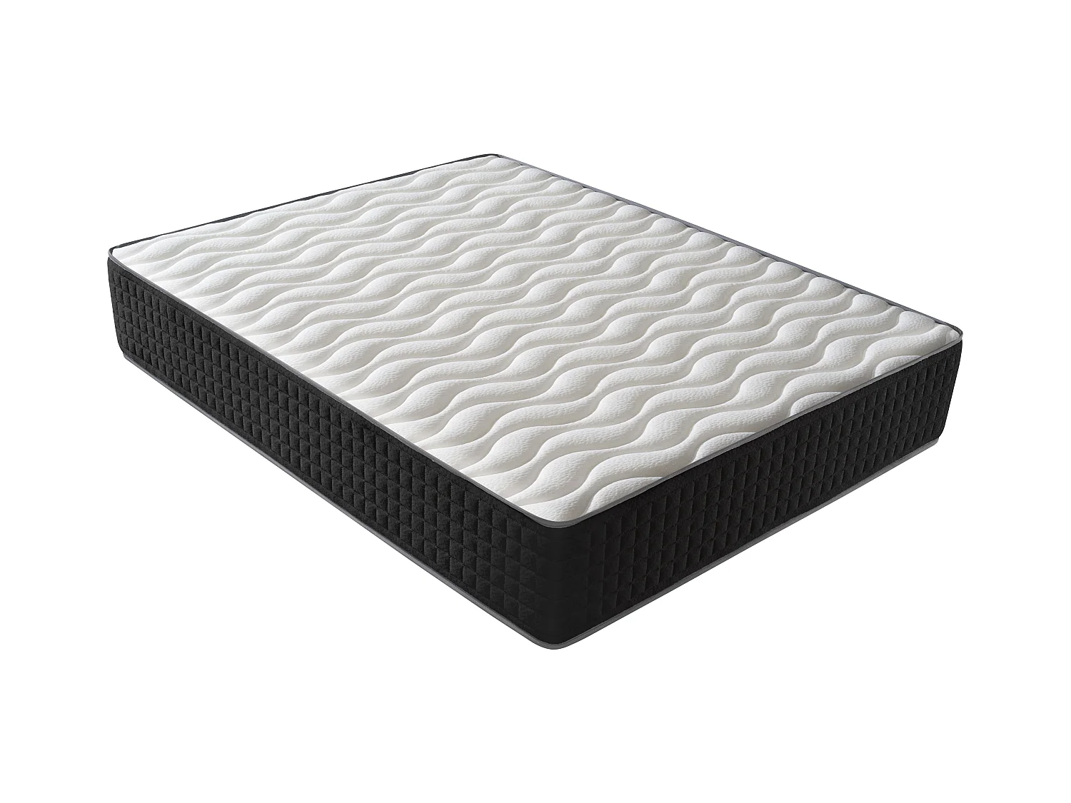 Matelas Mousse 150x190 Cesar - Ferme - Réversible - Côté Été/hiver - H30 Cm