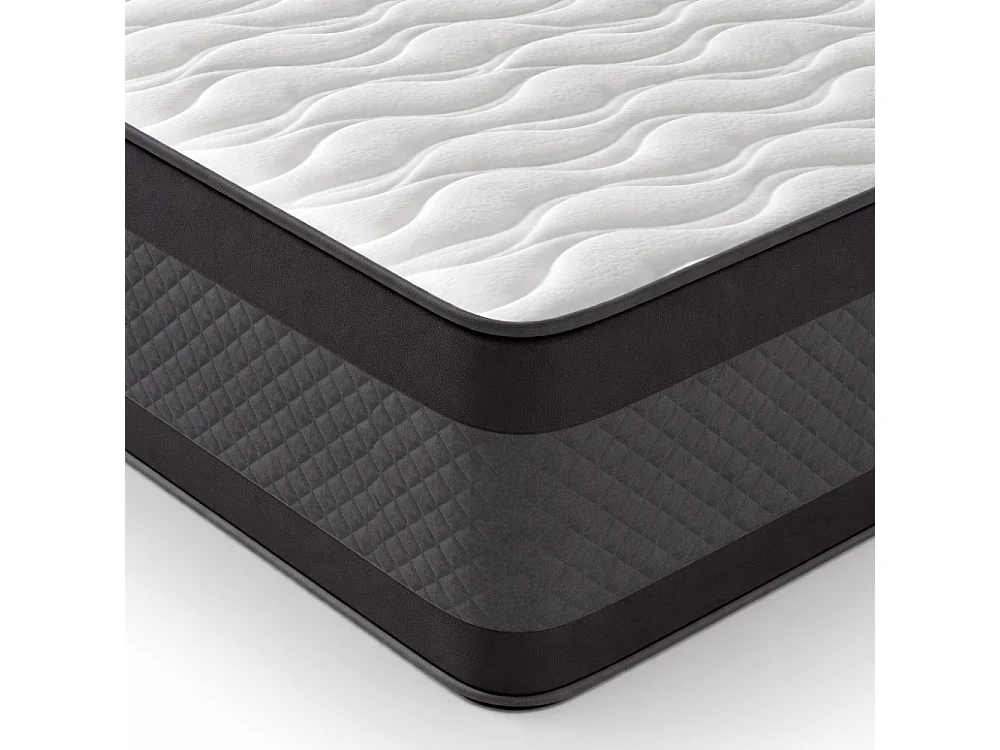 Matelas Mousse 150x190 Cesar - Ferme - Réversible - Côté Été/hiver - H30 Cm