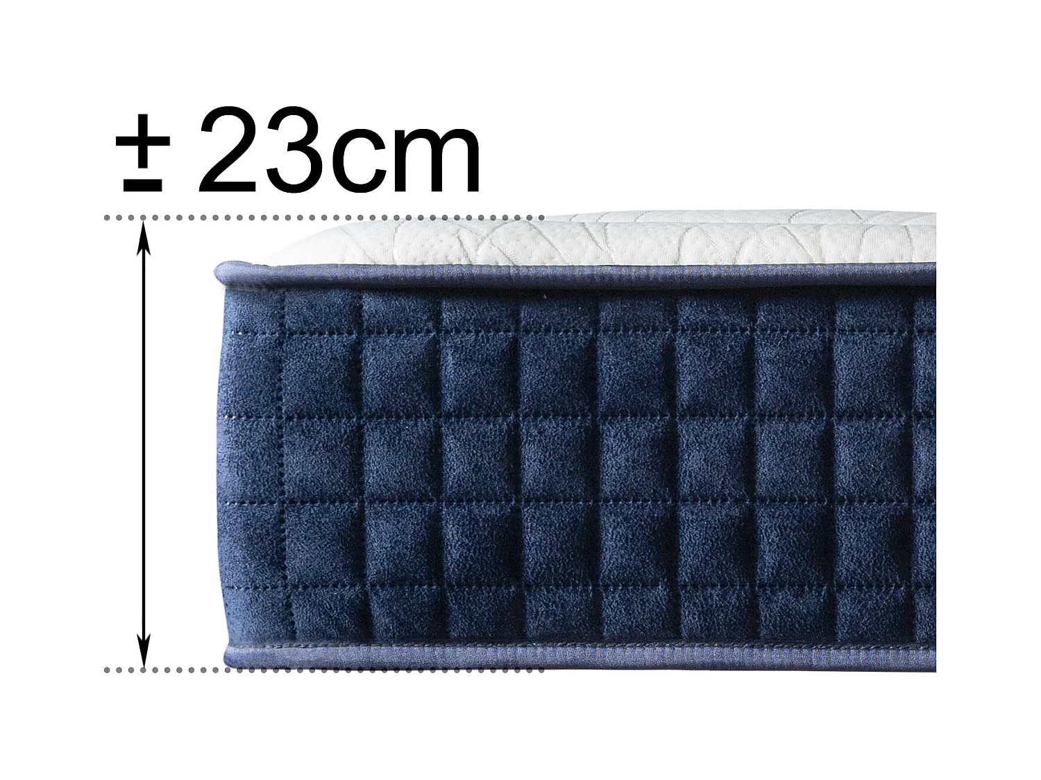 Colchón Visco Viena Premium de Alta Gama, Altura 23 cm 150x190