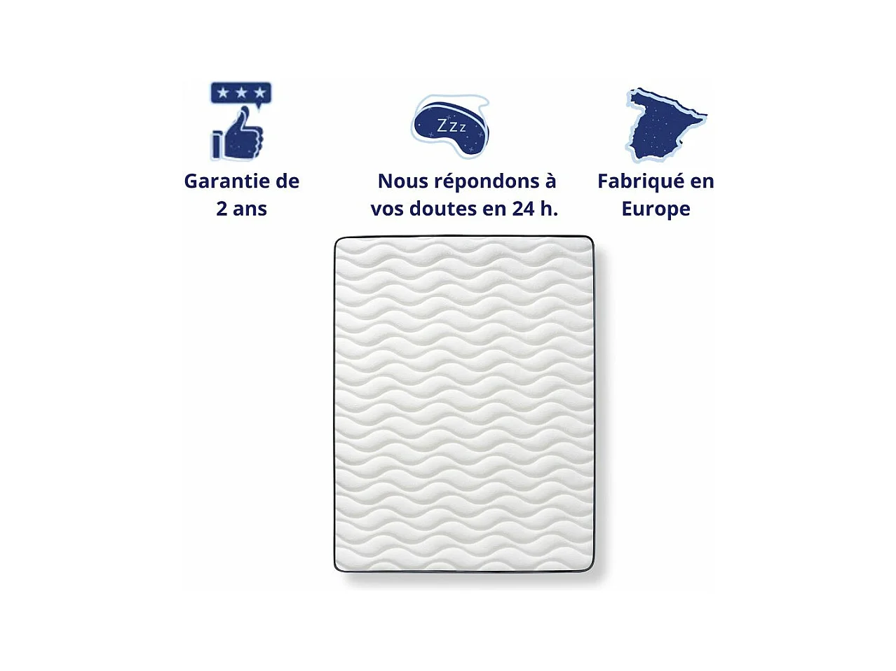 Materasso 160 x 200 Viscogel Fresh | Anti-stress, Sonno Profondo e Riparatore | Altezza 30 cm | DAGOSTINO HOME