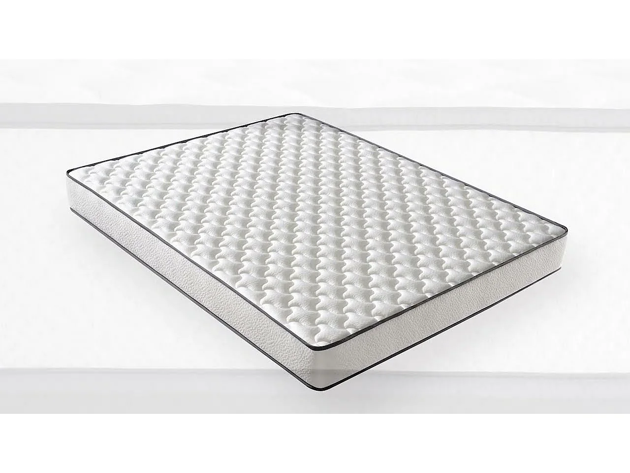 Matelas Mousse 160x190 New York - Ferme - Réversible - Côté Été/hiver - H15 Cm