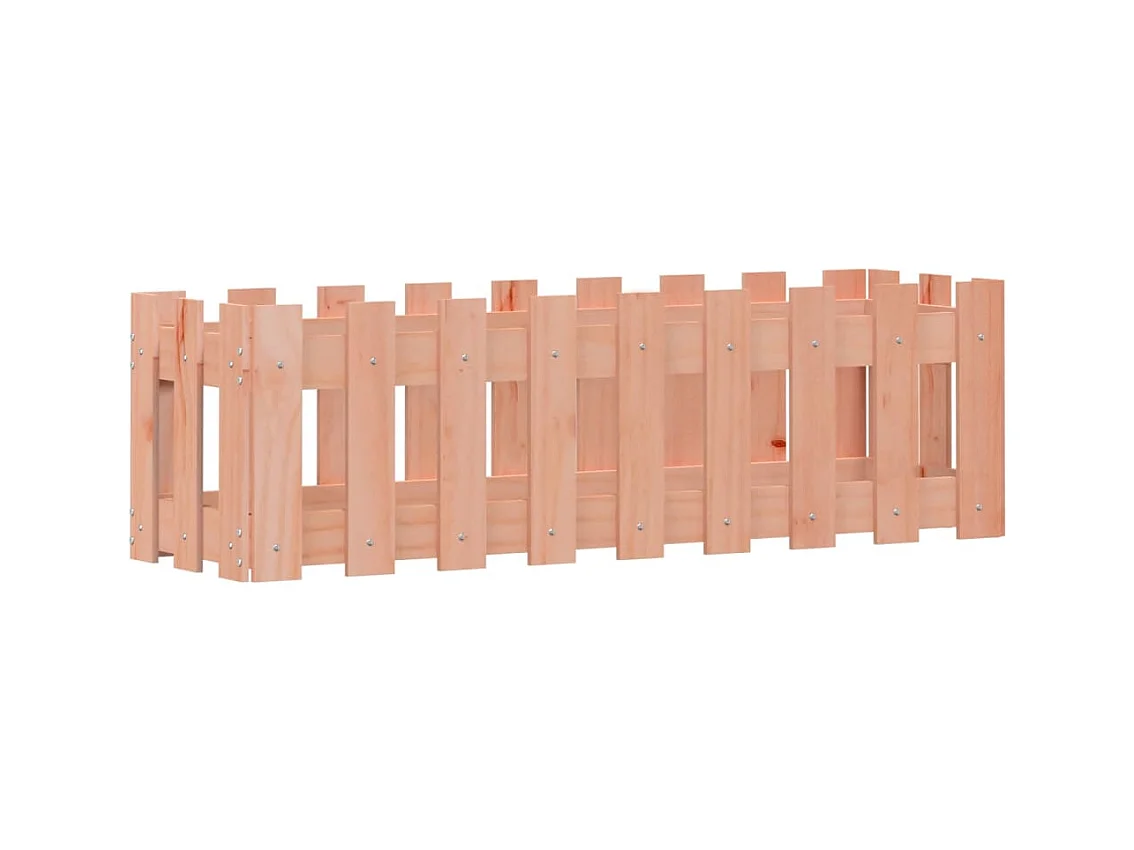 Jardinière bac lit surélevé bois marron 100 x 30 x 30 cm 02_0039826