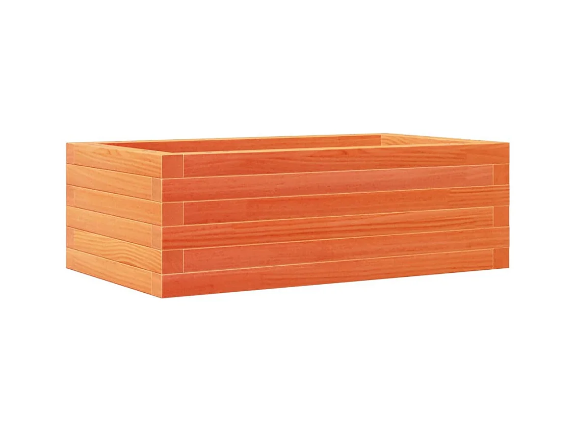 Jardinière bac lit surélevé bois marron 70 x 40 x 23 cm 02_0038479