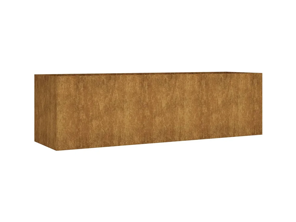 Jardinière bac lit surélevé marron 280 x 80 x 80 cm 02_0039423