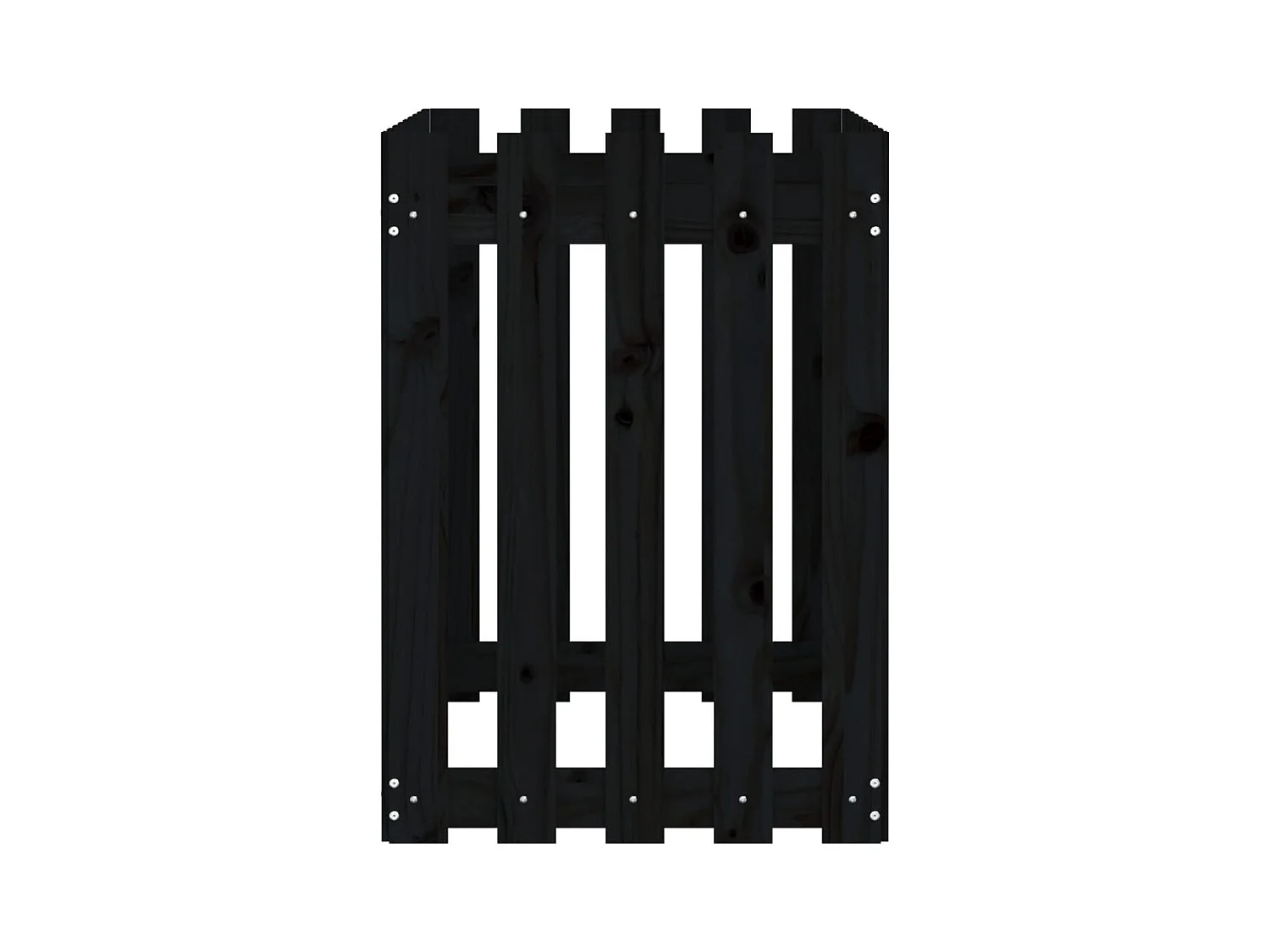 Jardinière bac lit surélevé noire 100 x 50 x 70 cm 02_0039791