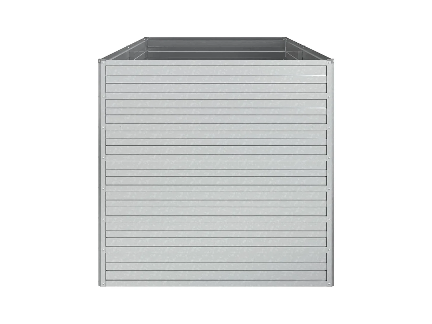 Jardinière bac lit surélevé argenté 160 x 80 x 77 cm 02_0039385