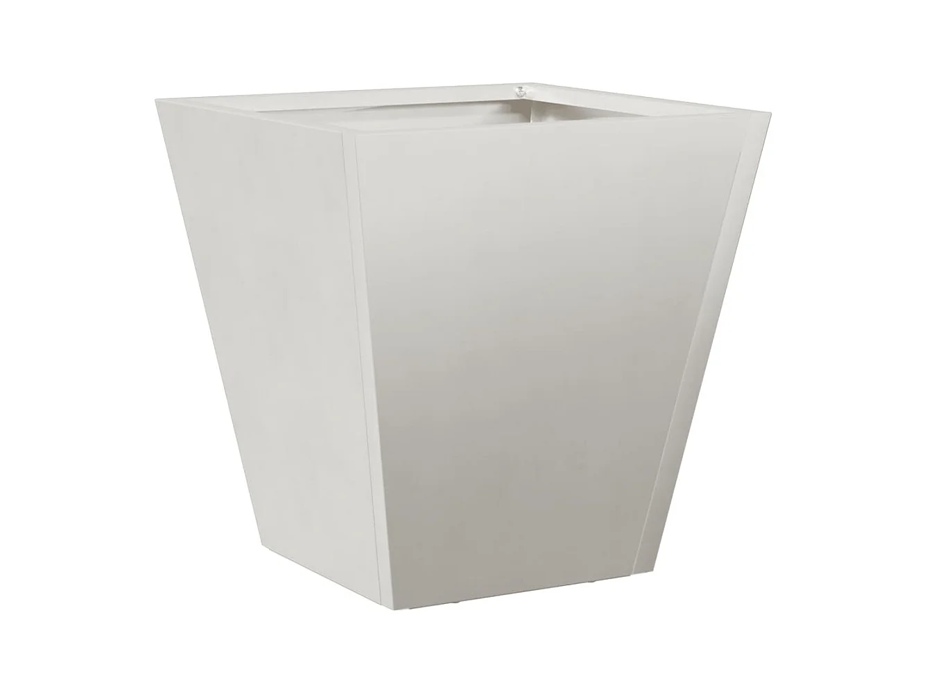 Macetero bancal elevado plantas flores terraza jardín 30 x 30 x 30 cm acero inoxidable gris claro 02_0037492