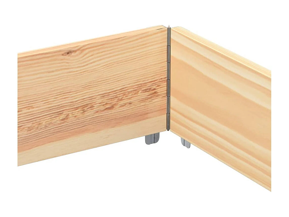 Macetero bancal elevado plantas flores terraza jardín 150 x 100 cm madera maciza de pino marrón 02_0037415