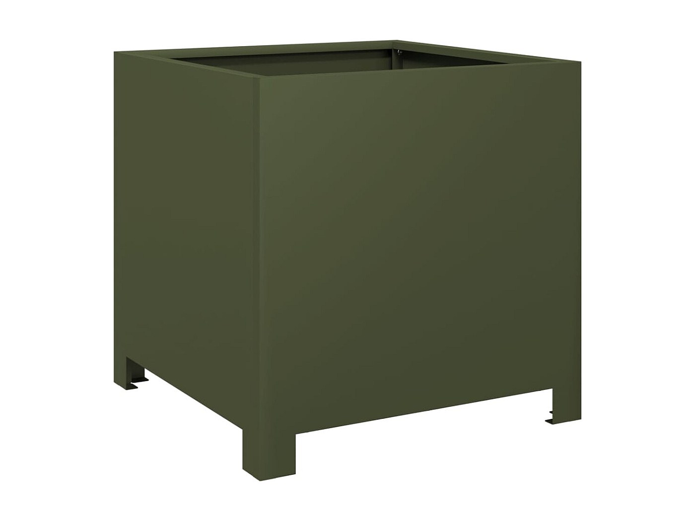 Fioriera Rialzata In Acciaio Tidyard Per Balcone E Giardino | 114x40x68 Cm | Marrone Elegante | Resistente Alle Intemperie - 2