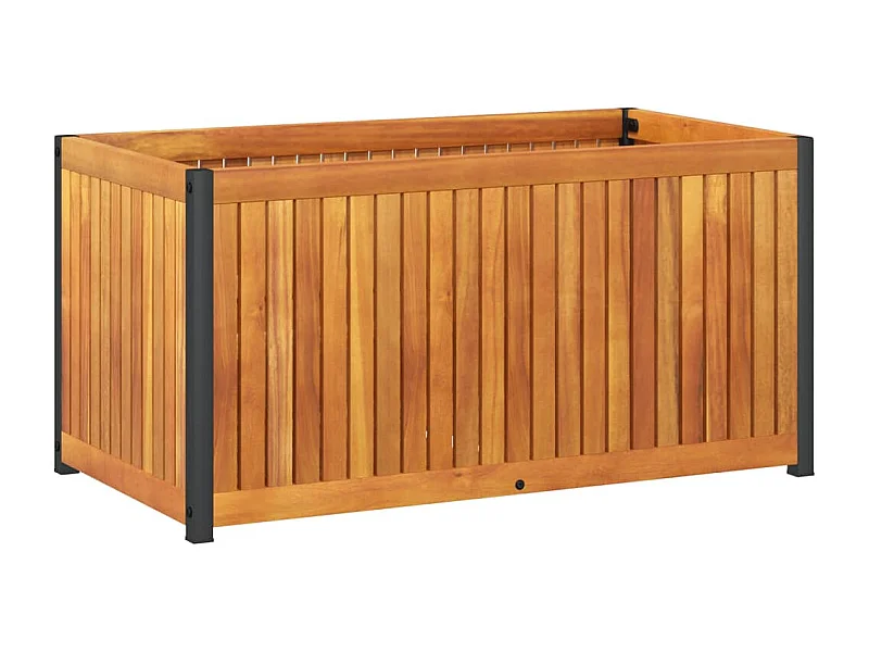 Jardinière bac lit surélevé marron 85 x 45 x 44 cm 02_0037961